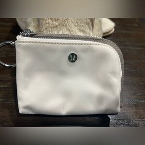 Lululemon dual zip card holder